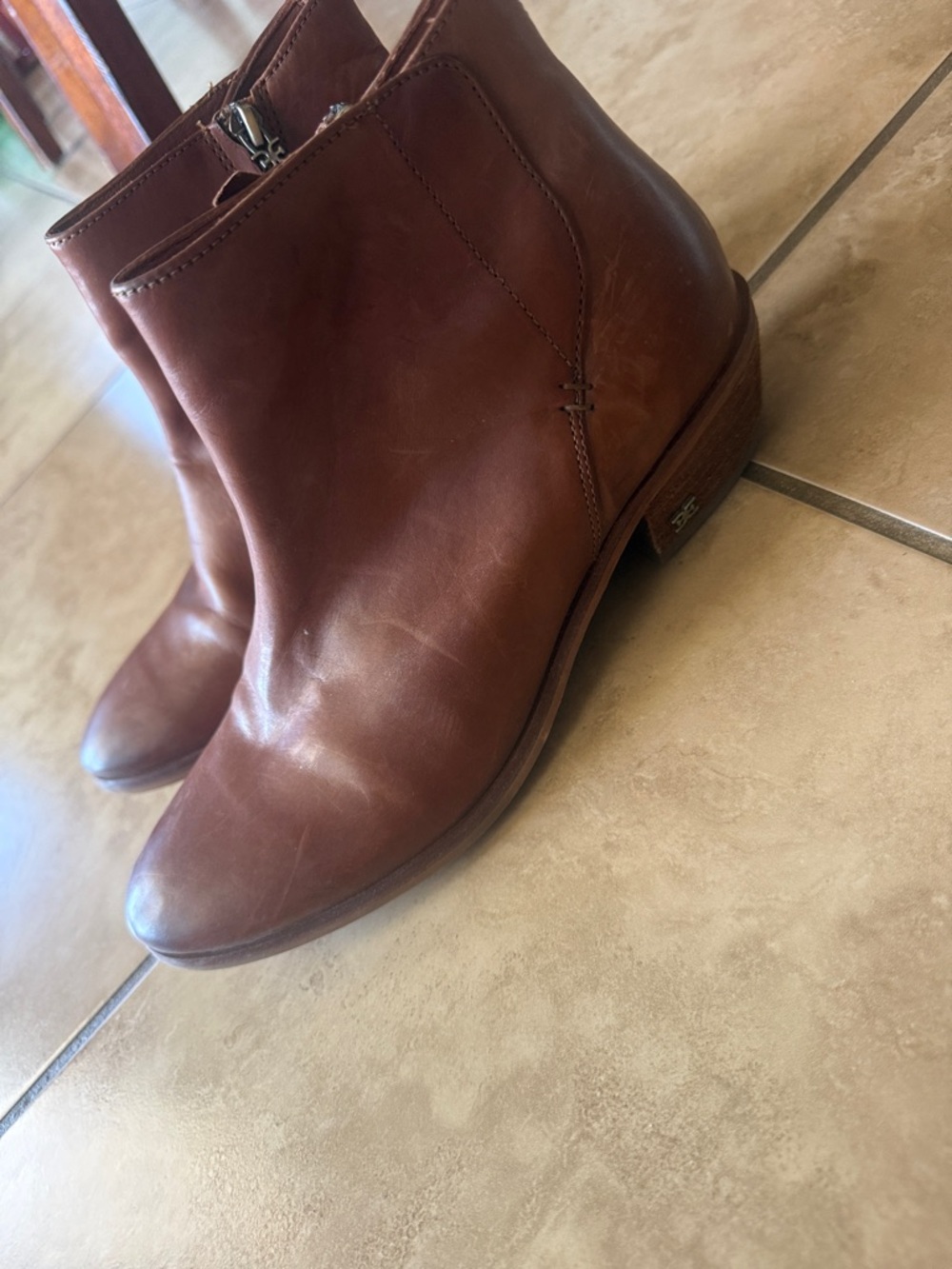 Sam Edelman Brown ankle boots